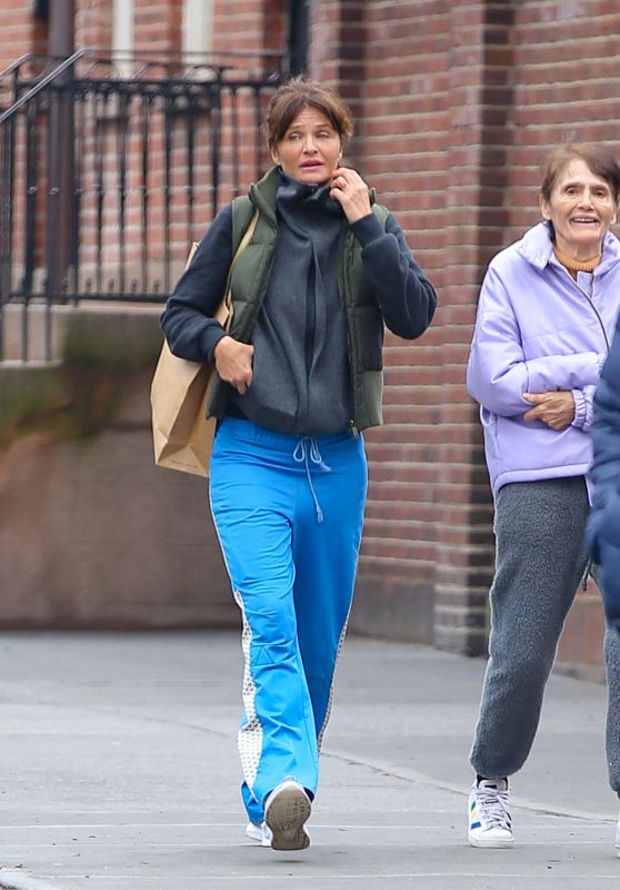 Helena Christensen and Her Mom Elsa Christensen in West Village 02/23/2024