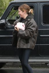 Hilary Duff and Ashley Tisdale at a West Hollywood Gas Station 02/06/2024