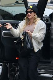 Hilary Duff in Casual Outfit Shopping at Chanel in Beverly Hills 02/06/2024