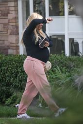 Hilary Duff in Comfy Outfit in Los Angeles 02/08/2024