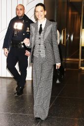 Hilary Swank Leaves The Today Show in New York 02/20/2024