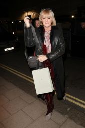 Jane Moore Leaves the Fortune Theatre in London 01/28/2024