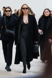 Jennifer Lawrence at Christian Dior Fashion Show in Paris 02/27/2024