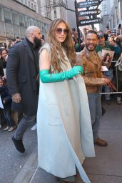Jennifer Lopez Arriving at NBC Studios in New York 02/03/2024