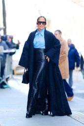 Jennifer Lopez at "The View" in New York 02/15/2024