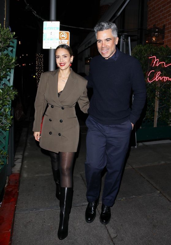 Jessica Alba at Mr Chow in Beverlys Hills 02/27/2024
