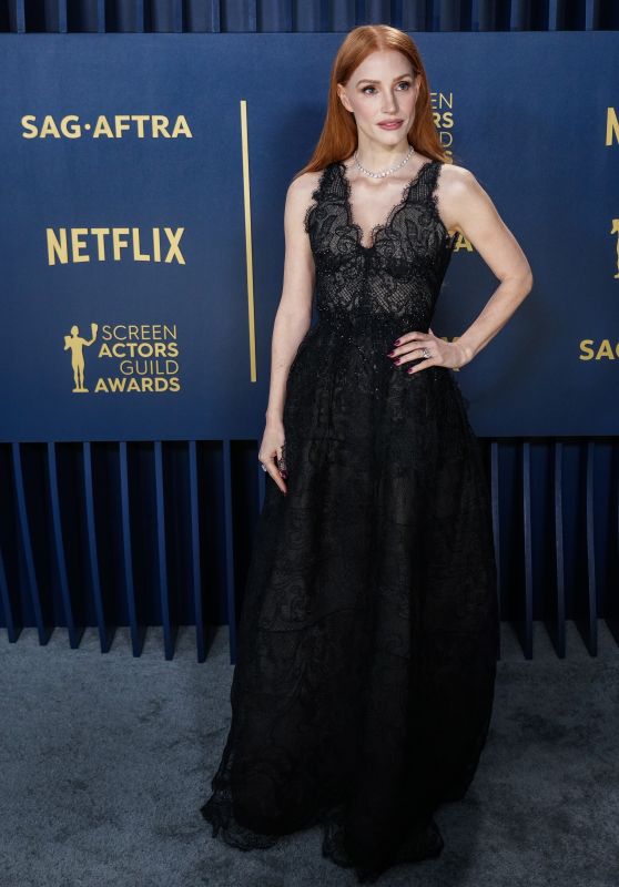 Jessica Chastain at Screen Actors Guild Awards 2024 in Los Angeles