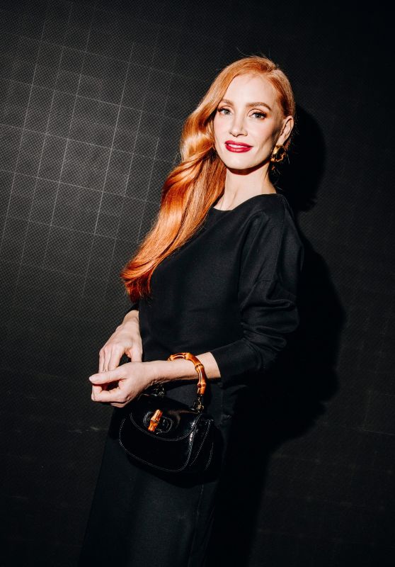 Jessica Chastain - Gucci Ancora Party at New York Fashion Week 02/10/2024