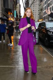Jessica Chastain Out in New York 02/28/2024