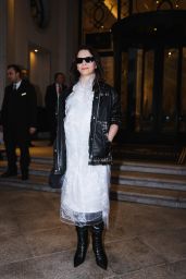 Juliette Binoche at Prada Fashion Show in Milan 02/22/2024