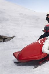 Kaia Gerber and Shay Mitchell - OMEGA and the Winter Spirit in Saint-Moritz: it