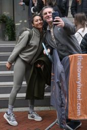 Karen Hauer and Simon Davidson Out in Manchester 02/04/2024