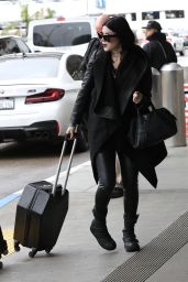 Kat Von D Arriving at LAX Airport 02/01/2024