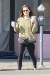 Kate Mara Stops For Coffee in Los Feliz 02/16/2024
