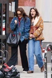 Katie Holmes and Suri Cruise Out in Manhattan’s SoHo Neighborhood 02/12/2024