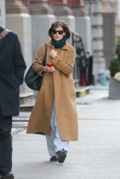 Katie Holmes in Casual Outfit in NYC 02/05/2024