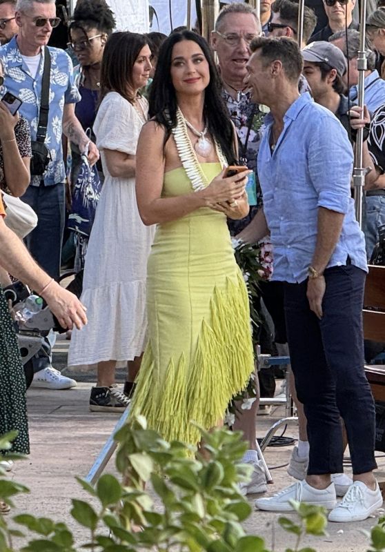 Katy Perry Filming at the Aulani Resort in Kapolei 02/08/2024