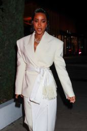 Kelly Rowland - Arrives at a Private Event at Catch Steak Restaurant in West Hollywood 02/22/2024