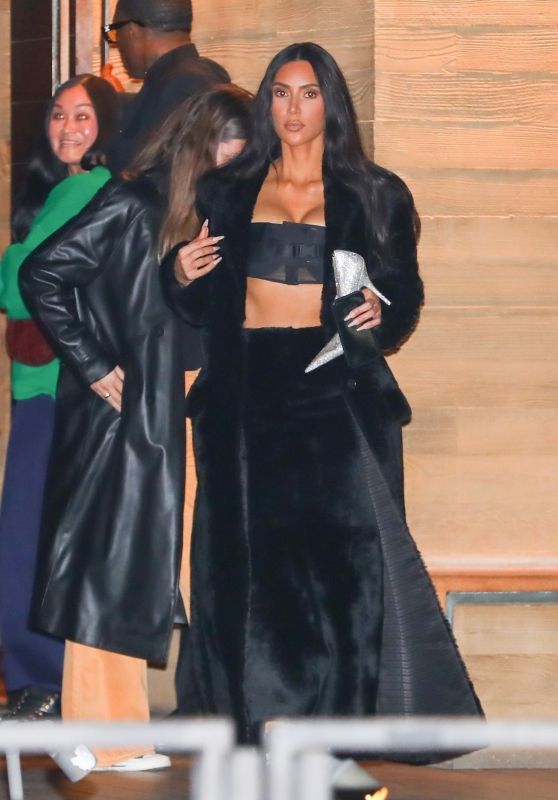 Kim Kardashian Night Out Style - Nobu in Malibu 01/31/2024