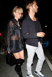 Kimberly Stewart Leaving the Fleur Room in West Hollywood 02/26/2024