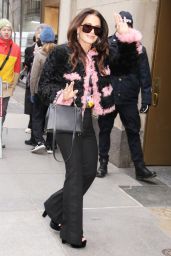 Kyle Richards Arrives at the Today Show in New York 02/21/2024