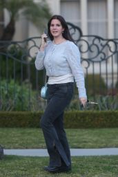 Lana Del Rey Shopping at XIV Karats in Beverly Hills 02/14/2024