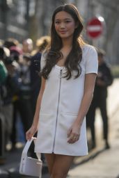 Lily Chee at Courreges Show During Paris Fashion Week 02/28/2024 (more photos)