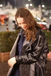 Lily James - Out for Dinner in Rome 02/04/2024