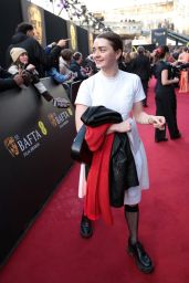 Maisie Williams Arrives at EE Bafta Film Awards 2024 in London 02/18/2024