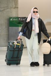Maisie Williams at JFK Airport in NYC 02/11/2024