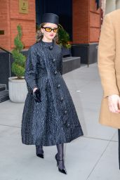 Maisie Williams Exits a NYC Hotel Ahead of a NYFW Event 02/12/2024