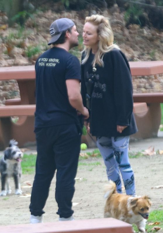 Malin Akerman and Jack Donnelly Out in Los Feliz 01/31/2024