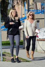 Malin Akerman in Casual Outfit in Los Angeles 02/16/2024