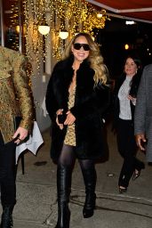 Mariah Carey Leaving the "Mea Culpa" Premiere in New York 02/15/2024