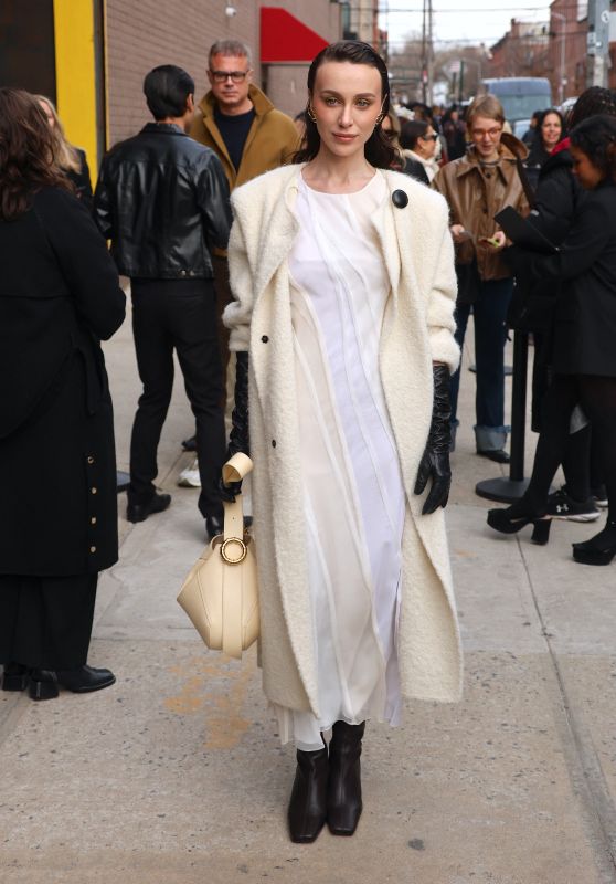 Mary Leest at Jason Wu Show During NYFW 02/11/2024