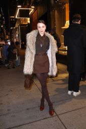 Mary Leest at the Tod’s Madison Avenue Store in New York City 02/13/2024