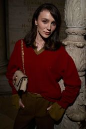Mary Leest at Tory Burch Show at NYFW 02/12/2024