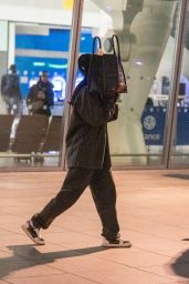 Maya Jama at Heathrow Airport in London 02/21/2024