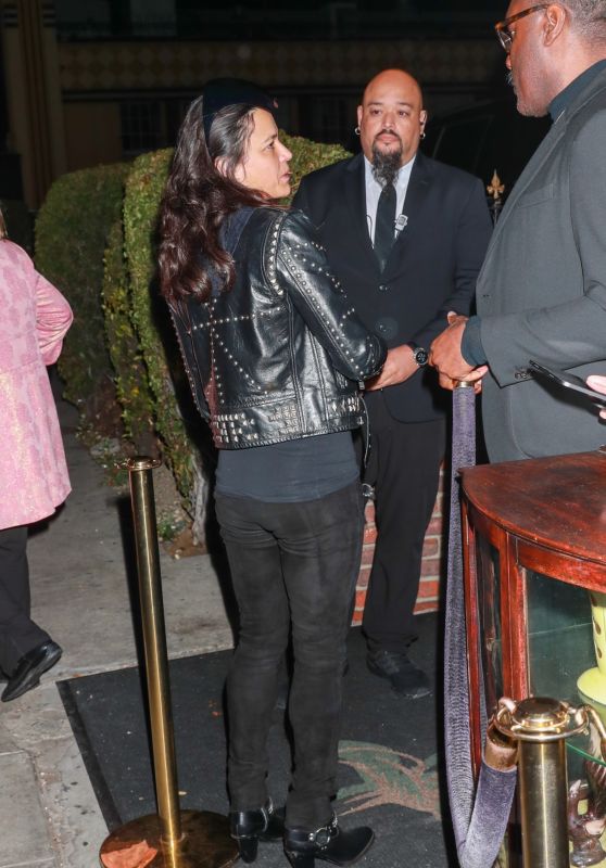 Michelle Rodriguez Night Out in West Hollywood 02/12/2024