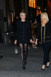 Michelle Williams Arriving at the Chanel Dinner in NYC 02/07/2024