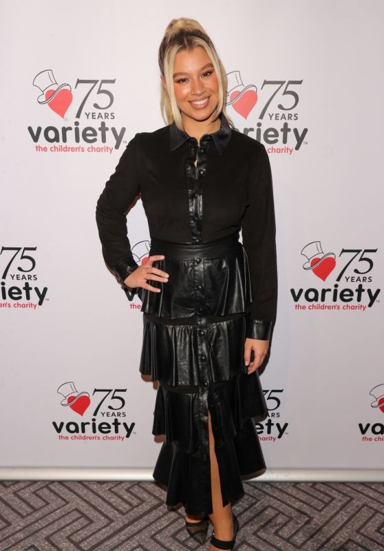 Molly Rainford at Variety Club Showbiz Awards in London 01/31/2024