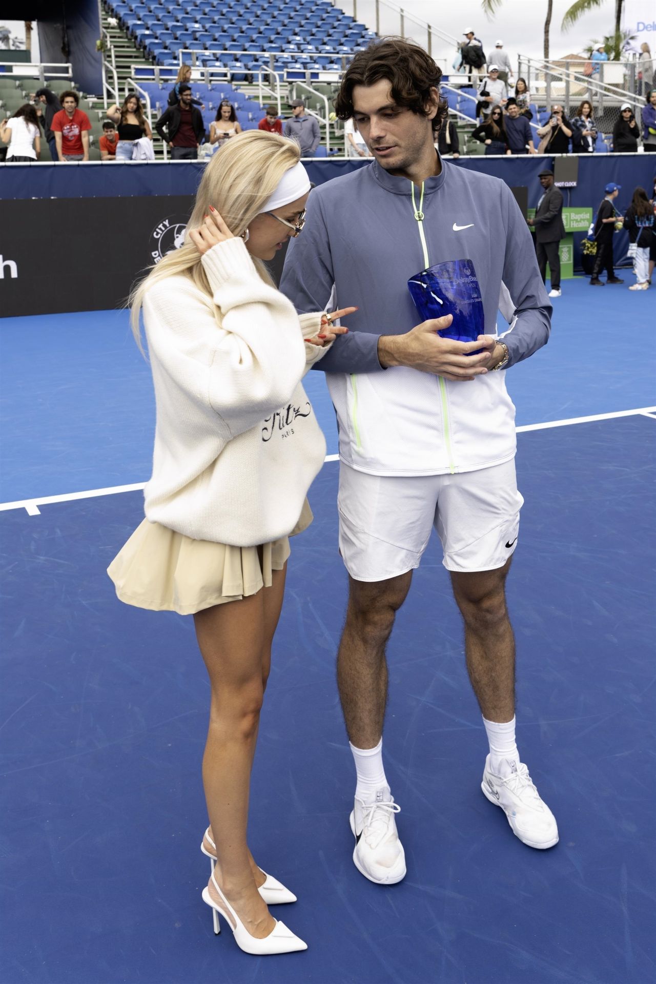 Morgan Riddle and Taylor Fritz - 2024 Delray Beach Open 02/19/2024 ...