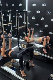 Nina Dobrev - Workouts 02/13/2024