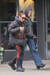 Noomi Rapace and Her Half-sister Vala Noren Out in NoHo, New York 02/11/2024