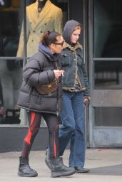 Noomi Rapace and Her Half-sister Vala Noren Out in NoHo, New York 02/11/2024