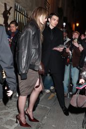 Olivia Wilde Leaving the YSL Afterparty in Paris 02/27/2024