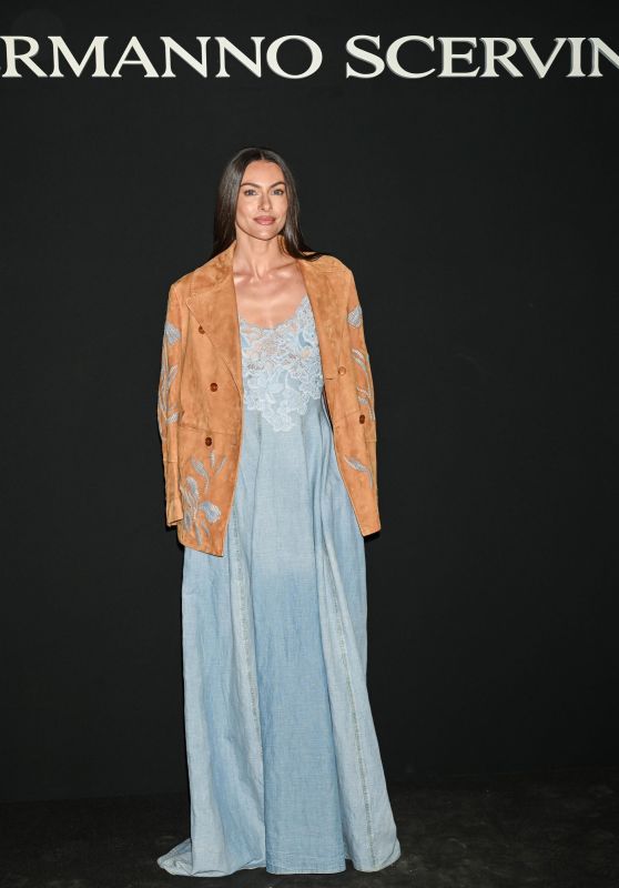 Paola Turani at Ermanno Scervino Show During Milan Fashion Week 02/24/2024