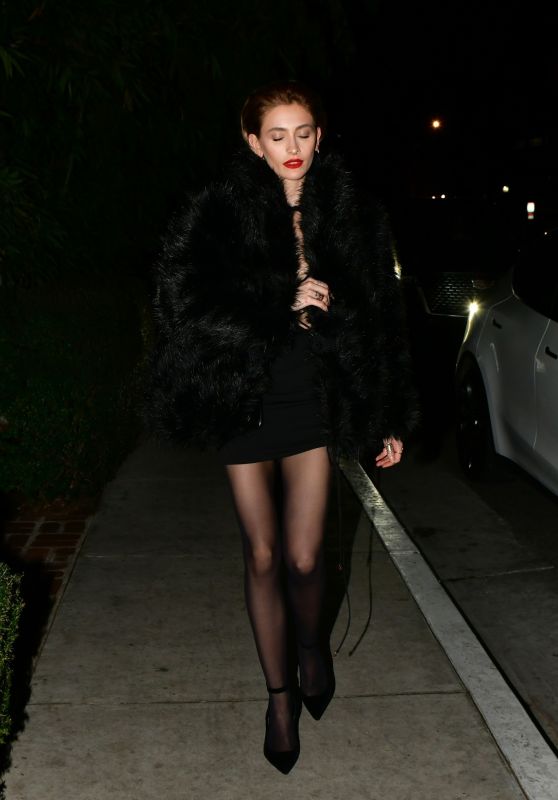 Paris Jackson at a Private Party at San Vicente Bungalows in West Hollywood 02/13/2024