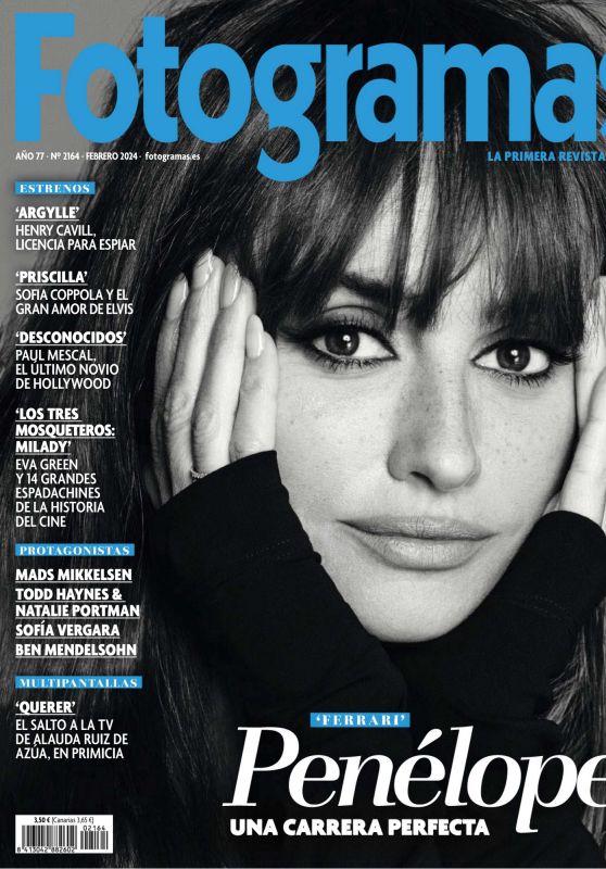 Penelope Cruz - Fotogramas Magazine February 2024 Issue