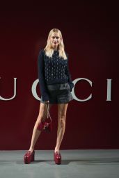 Poppy Delevingne at Gucci Show During Milan Fashion Week 02/23/2024